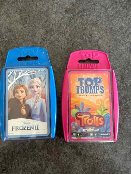 Photo of free Top Trumps Frozen and Trolls (Waterlooville PO8) #1