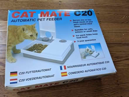 Photo of free Cat Mate D20 Automatic Pet Feeder (Elmwood) #1