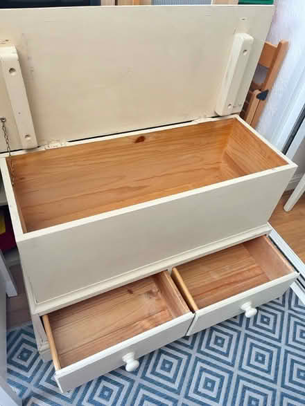 Photo of free Wooden Ottoman Storage Box drawers (Abingdon OX14) #2