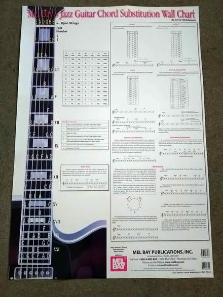 Photo of free Guitarist's Wallchart (Mead Vale area, BS22) #1