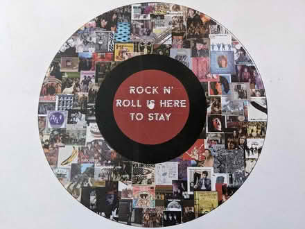Photo of free Rock albums round jigsaw puzzle (Elmwood) #1