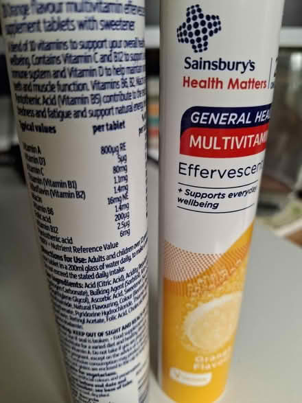 Photo of free Sainsbury's multivitamins (Stantonbury, MK14) #2