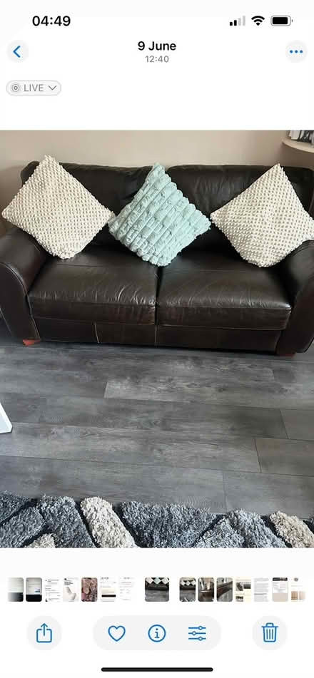Photo of free Leather sofas (Oxford) #2