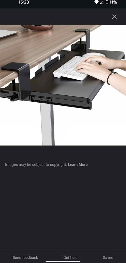 Photo of free Keyboard tray (under desk) by Defy (Elmwood) #1