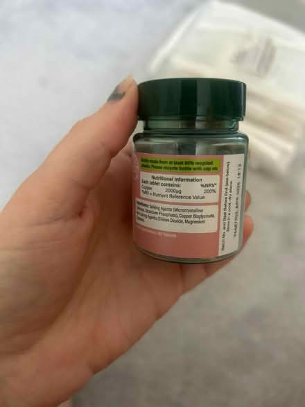Photo of free Copper supplement (GU12 Ash Green) #2