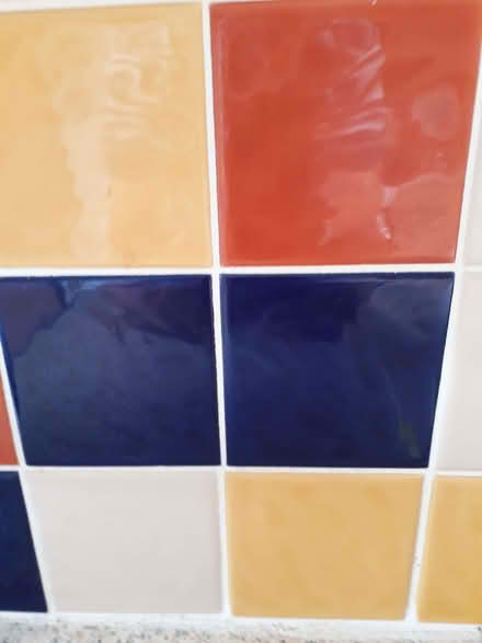 Photo of coloured tiles (Oswestry SY11) #1