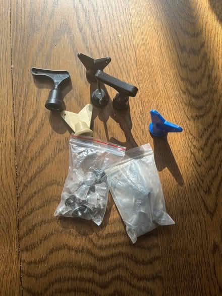 Photo of free Football/rugby studs and stud keys (Teddington TW11) #1