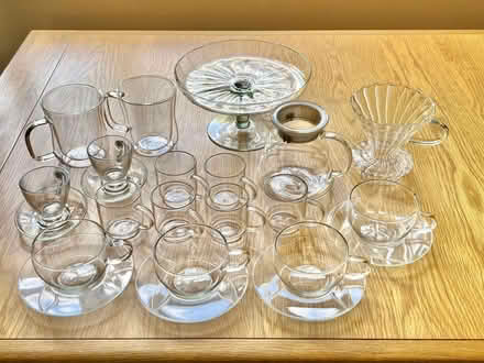 Photo of free Glass espresso cups, jug, filter, etc (Twyford RG10) #1