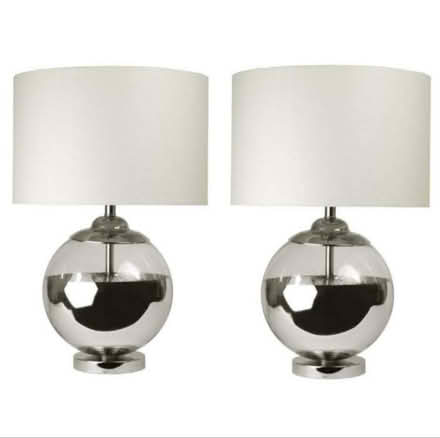 Photo of free 2 Glass Table Lamps (Near Mooseheart 60510) #1