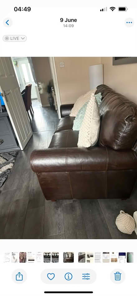 Photo of free Leather sofas (Oxford) #1