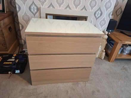 Photo of free Ikea white glass top for Malm (WF2 6DZ) #1