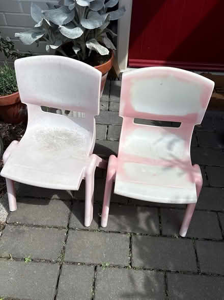 Photo of free Kids plastic chairs (Drumcondra) #1