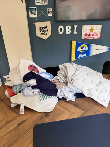 Photo of free Muslin cloths and bibs (Borrowash) #1