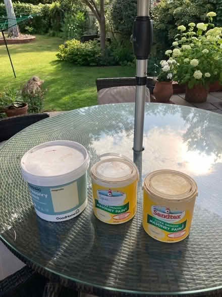 Photo of free Assorted masonry paint (Belle Vue SY3) #4