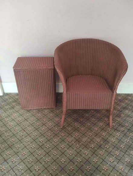 Photo of free Chair & Washing Basket (Freehold LA1) #1