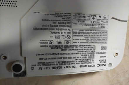 Photo of free NEC NP510 Projector - Needs Bulb (Canterbury) #3