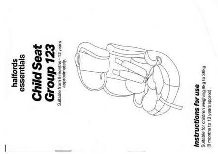 Photo of free car seat (halfords) (Horsell GU21) #3