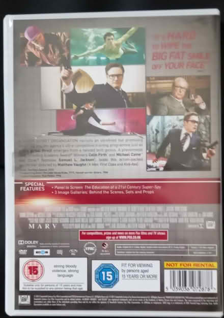 Photo of free The Kingman: Secret Service: DVD (GU21 St. John's, Woking) #2