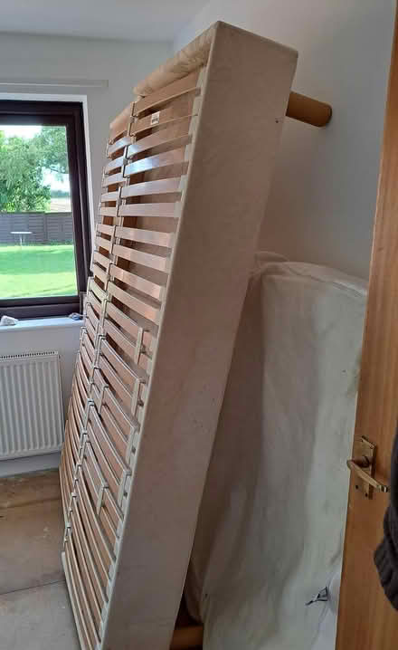 Photo of free Double Divan and Mattress (Saxmundham) #1
