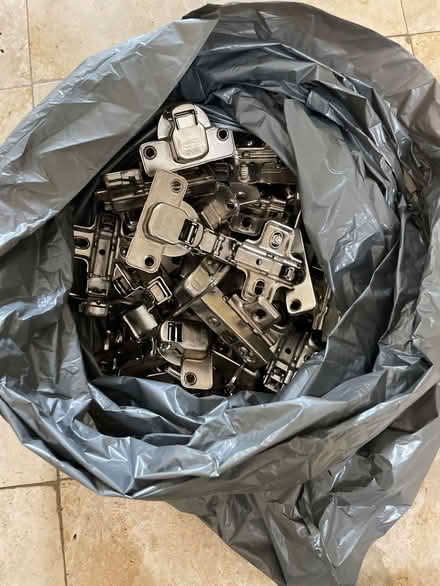 Photo of free Wardrobe door hinges + misc screws (Woodford green) #1