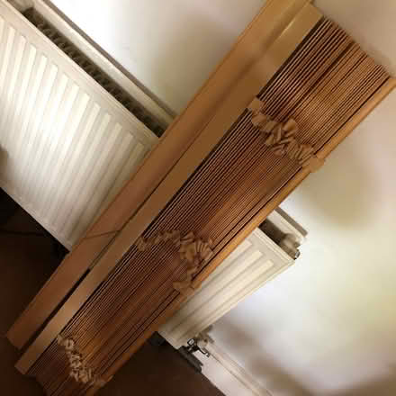 Photo of free Wooden pine blind 120cm wide (Bisley Road GL5) #1