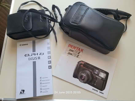 Photo of free Cameras x 2 - Pentax Zoom 70S and Canon Ixus 111 ELPH Z3 (Moulsham CM2) #1