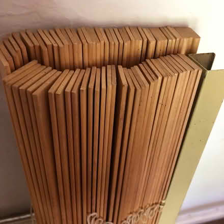 Photo of free Wooden blind 120cm wide (Bisley Road GL5) #4