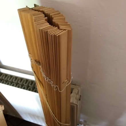 Photo of free Wooden blind 120cm wide (Bisley Road GL5) #3