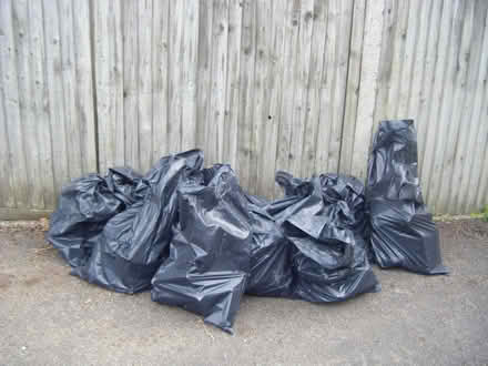Photo of free HARDCORE x 14 All bagged up in clean black bags (Bagshot GU19) #2