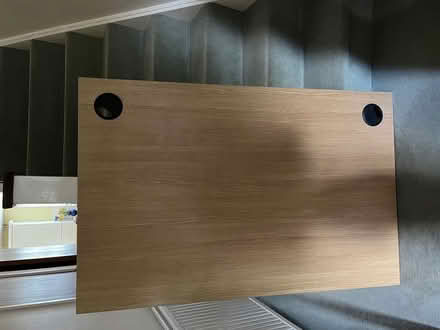 Photo of free Desk top with holes for cables (Ealing Hanger Lane) #1