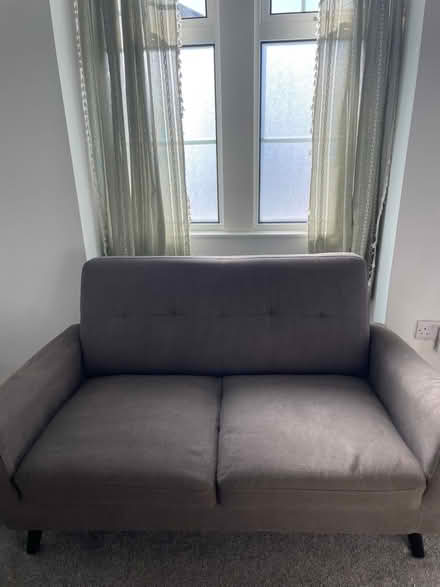 Photo of free Small grey sofa (Melksham SN12) #1