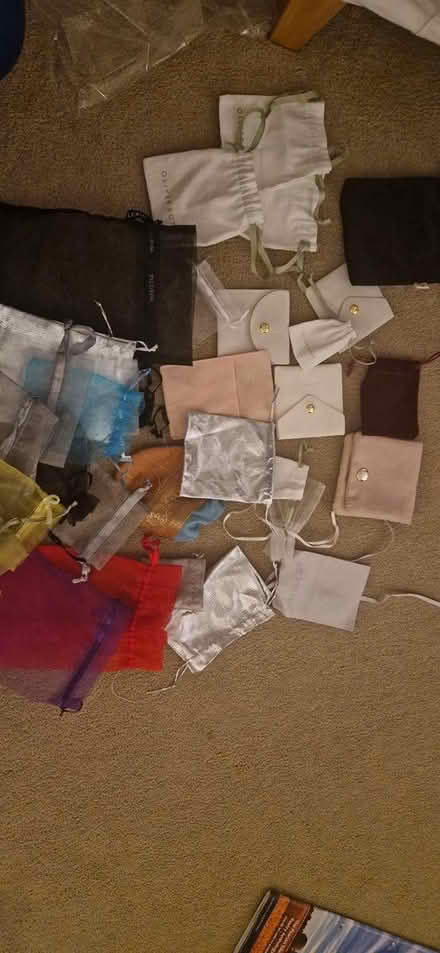 Photo of free Lots of jewellry bags (TN40 chantry Bexhill) #1