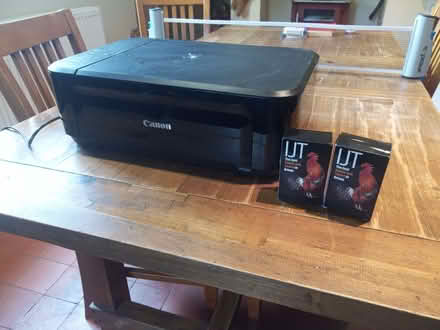 Photo of free Canon pixma printer/scanner with unused cartridges (Yarpole HR6) #1