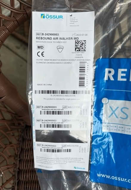 Photo of free Air Walker Foot & Ankle Boot (Girard Estates South Phila) #2