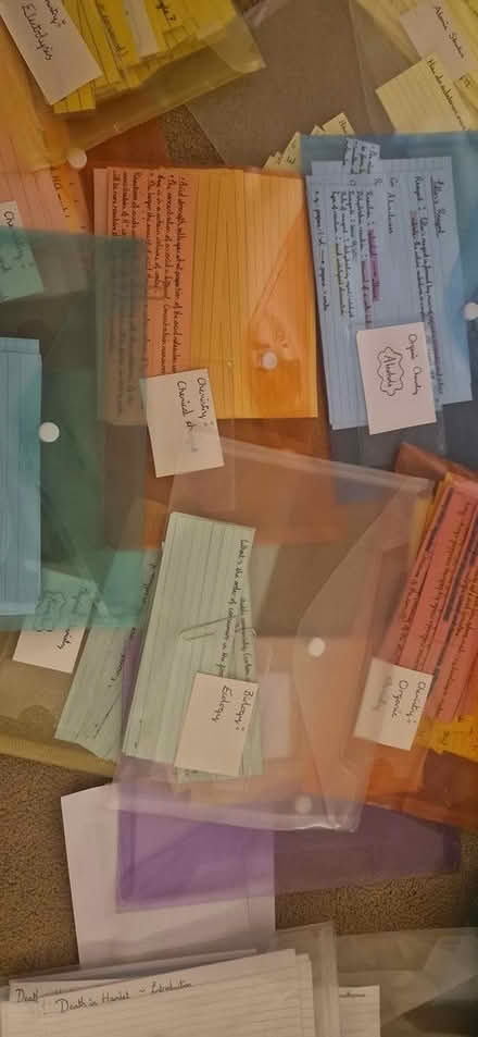 Photo of free Handmade GCSE revision cards (TN40 chantry Bexhill) #2