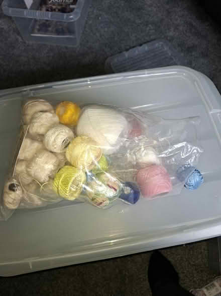 Photo of free Crochet cotton mixed bag. ... St Nicholas (St Nicholas SG1) #2