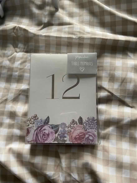 Photo of free Wedding table number cards (Bowerham LA1) #1