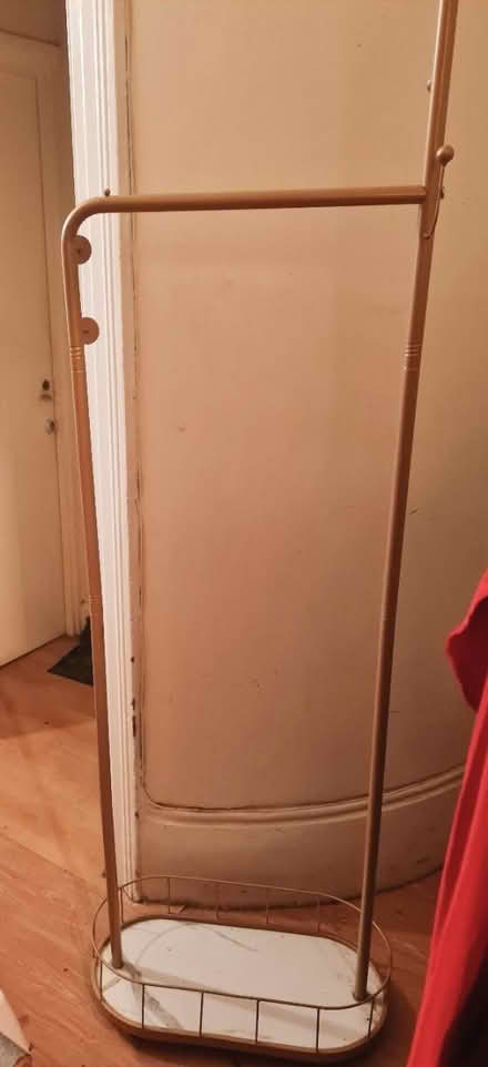 Photo of free Gold clothes rail π (Harlesden) #4