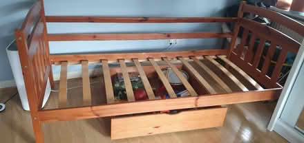 Photo of free Used wooden single bed (TW74, Isleworth) #1
