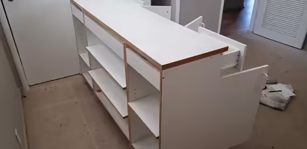 Photo of free White press board cabinet (Vallejo) #1