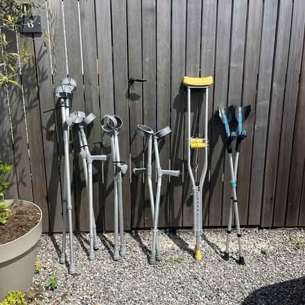 Photo of free 6 sets adult crutches. RRP β¬170 (Churchtown, Dublin 14) #1
