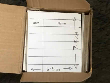 Photo of free Index cards (Liverpool 13 /Stoneycroft) #1