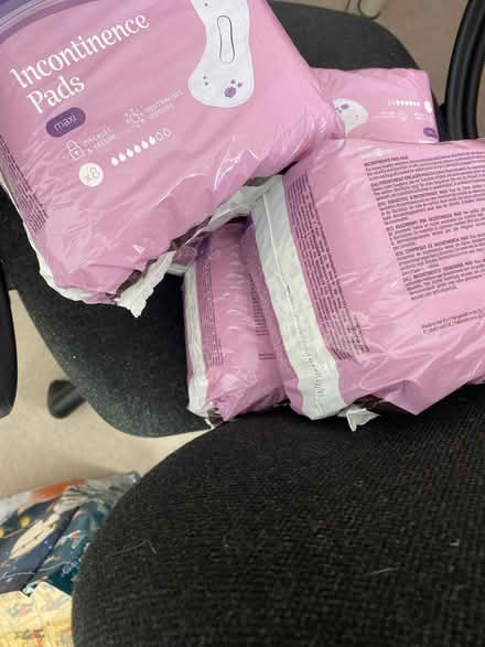 Photo of free Incontinence Pads (Askew Road W12) #2