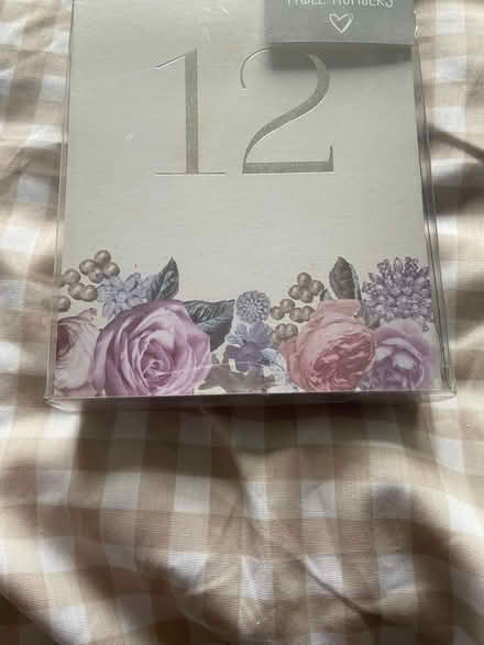 Photo of free Wedding table number cards (Bowerham LA1) #2