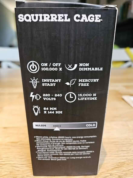 Photo of free Light bulb (SW2) #3