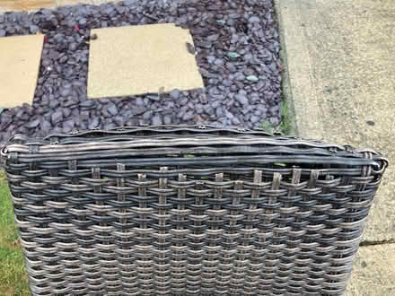 Photo of free 3 Rattan patio chairs (Scriven HG5) #2