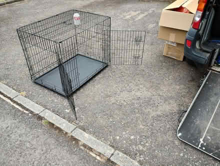 Photo of free Large Dog Crate (Bratton) #2