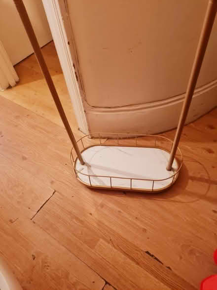 Photo of free Gold clothes rail π (Harlesden) #3
