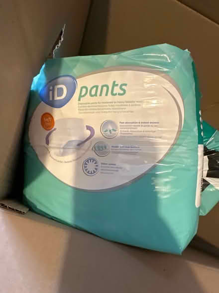 Photo of free Disposable pants for incontinence (SE24) #1