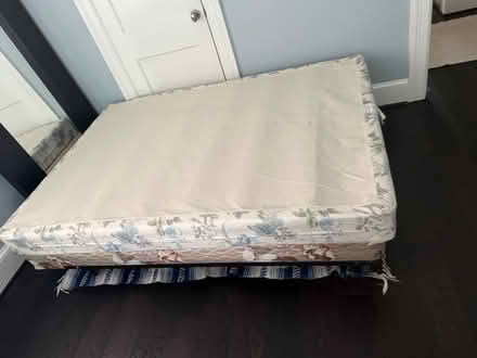 Photo of free Full Bed - frame/mattress/box spgs (16th st hts dc) #3